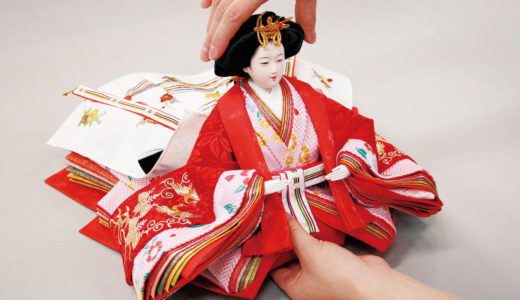 How to make Hina dolls by the craftsmen of Kurakata Ningyo, a specialty store for Hina dolls